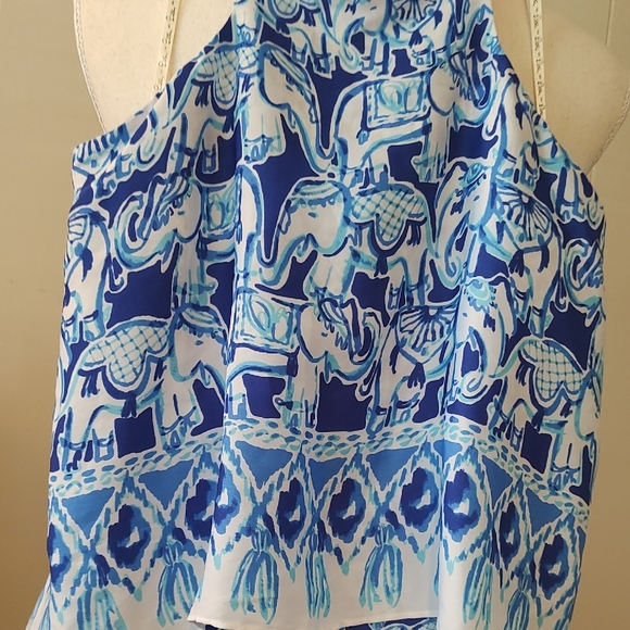 Lilly Pulitzer Elephant Print Romper XS - Picture 8 of 13